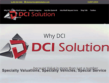 Tablet Screenshot of dcisolution.com